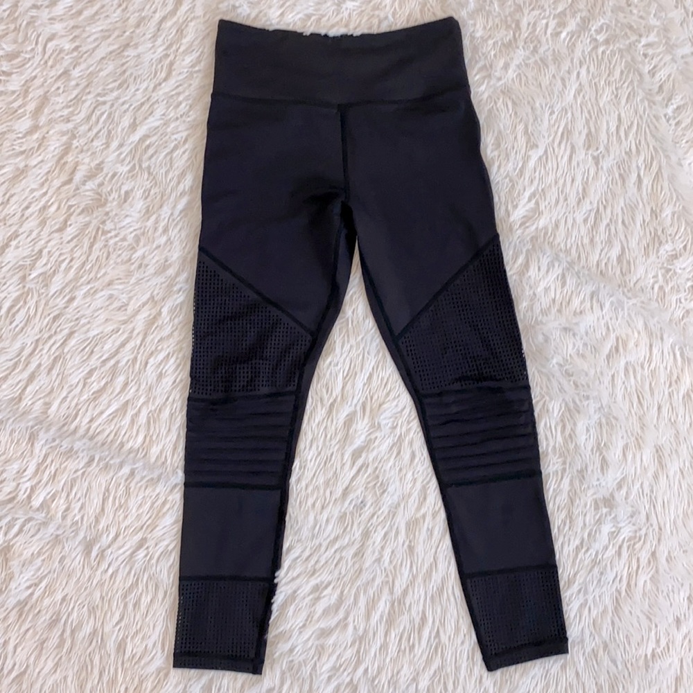 Zyia Black Moto Light N’ Tights